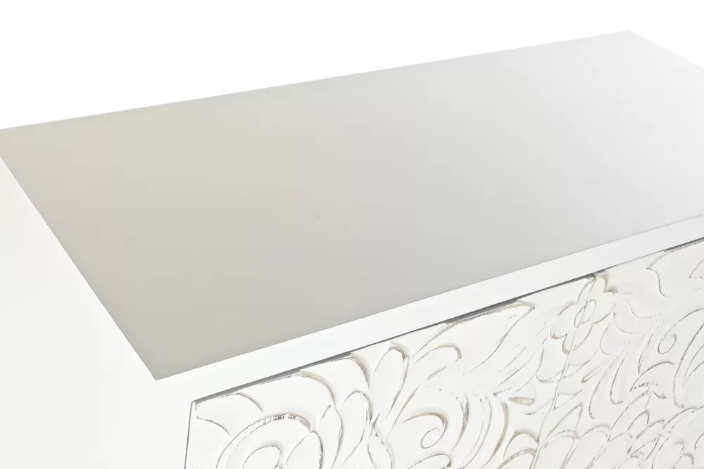 Best Aparador Abeto Mdf 80X38X102 Blanco Buffets Y Muebles Tv