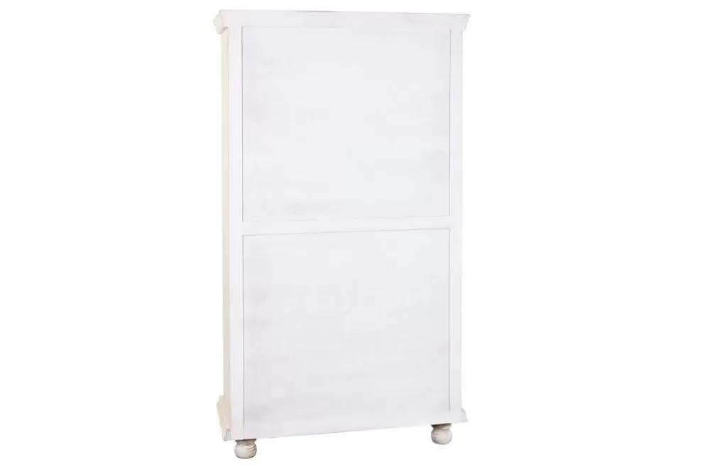 Detall ITEM Armario Mango Madera 100X40X180 Envejecido Blanco