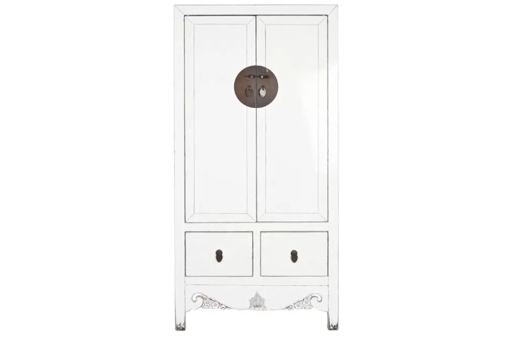 Detall ITEM Armario Olmo Metal 88X52X180 Lacado Blanco