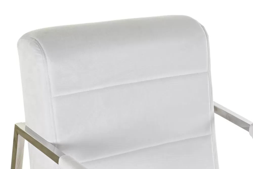 Detall ITEM Butaca Acero Poliester 56X68X92 Blanco