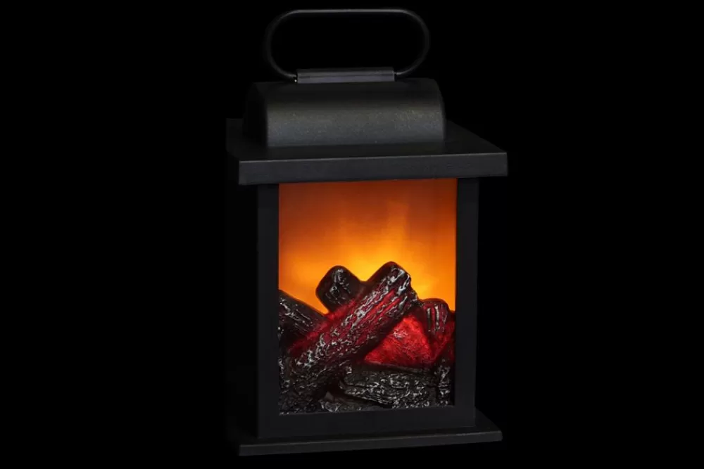 ITEM Chimenea Led Pp 12X12X18 Negro