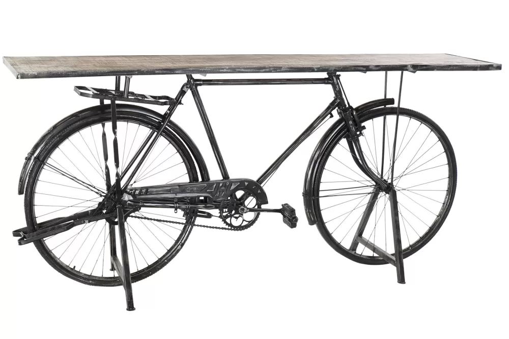 Best Sale Consola Hierro Mango 193X50X90 Bicicleta Consolas Y Recibidores