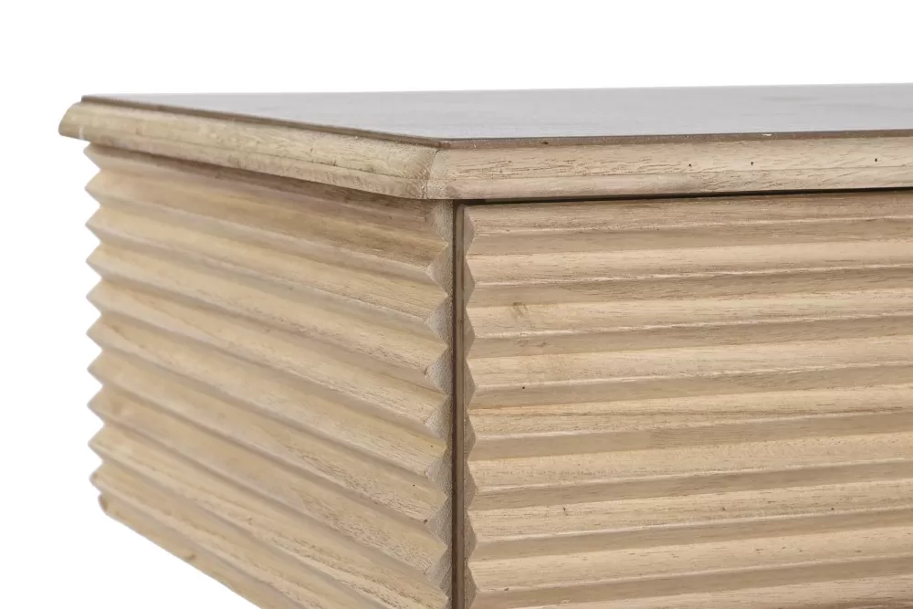 Cheap Consola Paulownia Mdf 100X40X76 Marron Claro Consolas Y Recibidores