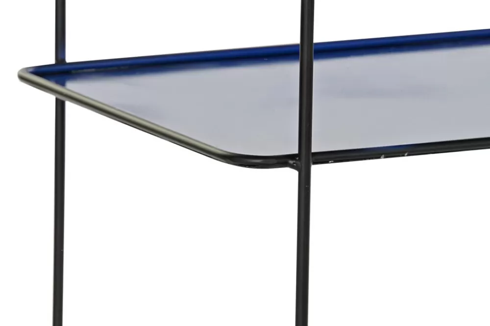 Detall ITEM Consola Set 2 Metal 70X27X45 Azul