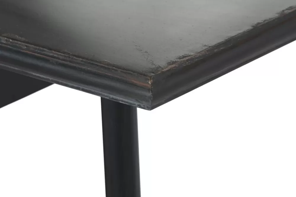 Detall ITEM Escritorio Metal Cristal 120X50X80 Negro