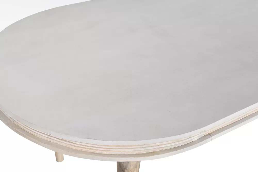 Outlet Mesa Comedor Mango 180X90X76 Rombo Blanco Mesas Comedor