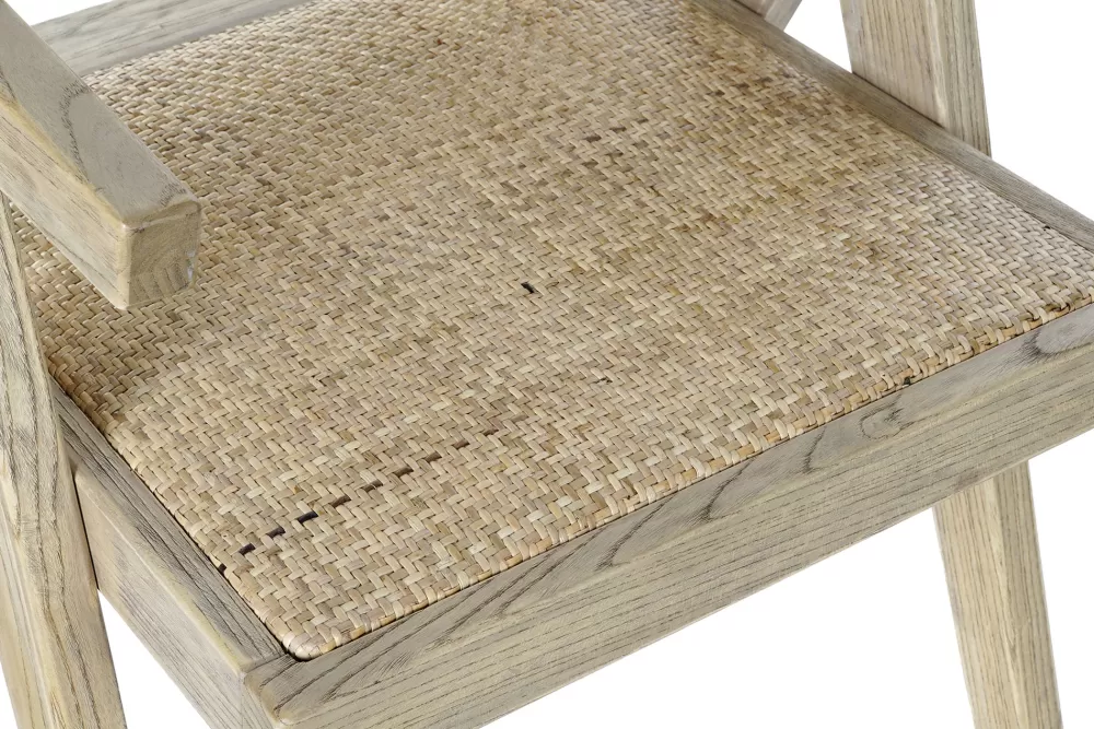 Best Sale Silla Olmo Ratan 56,5X60X86 Rejilla Natural Sillas Y Taburetes