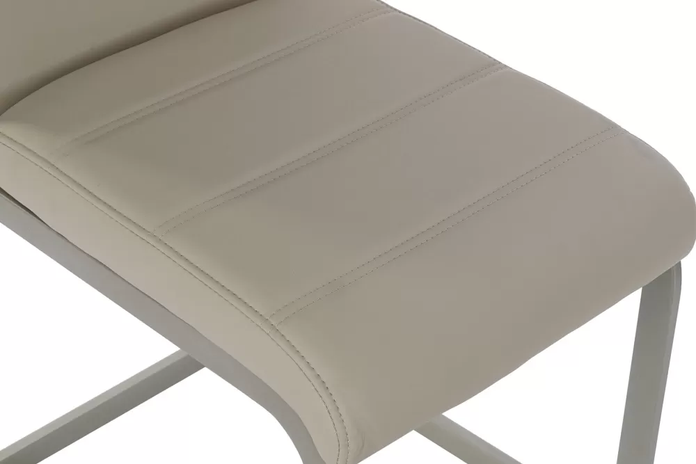 Best Silla Poliester Metal 41X55X96 Beige Sillas Y Taburetes