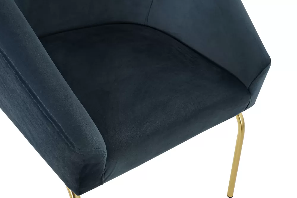 Best Silla Poliester Metal 72X63X88 Azul Sillones Y Butacas