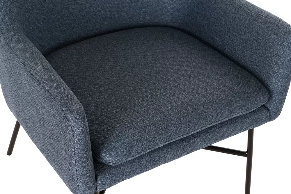 Best Sillon Poliester Metal 66X62X75 Azul Sillones Y Butacas