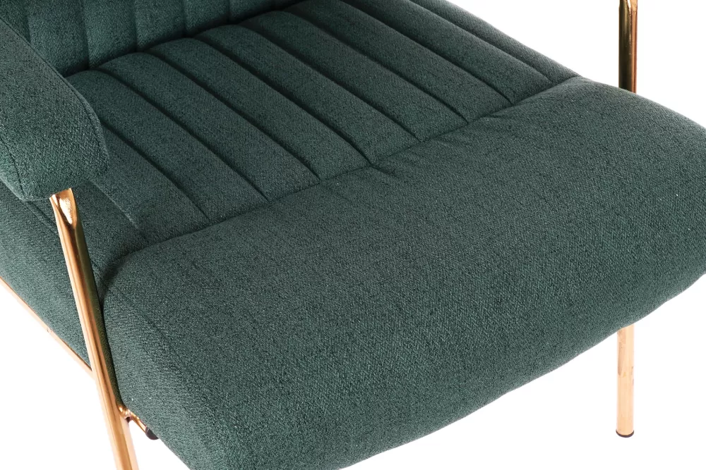 Store Sillon Poliester Metal 69X90X90 Verde Sillones Y Butacas