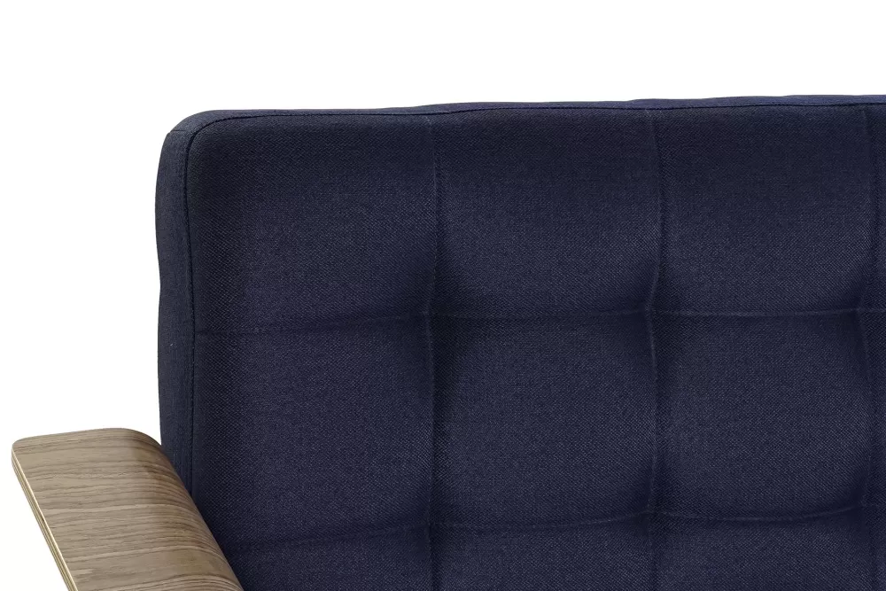 Best Sofa Cama Eucalipto Metal 203X87X81 Azul Sofás Y Chaise Longue