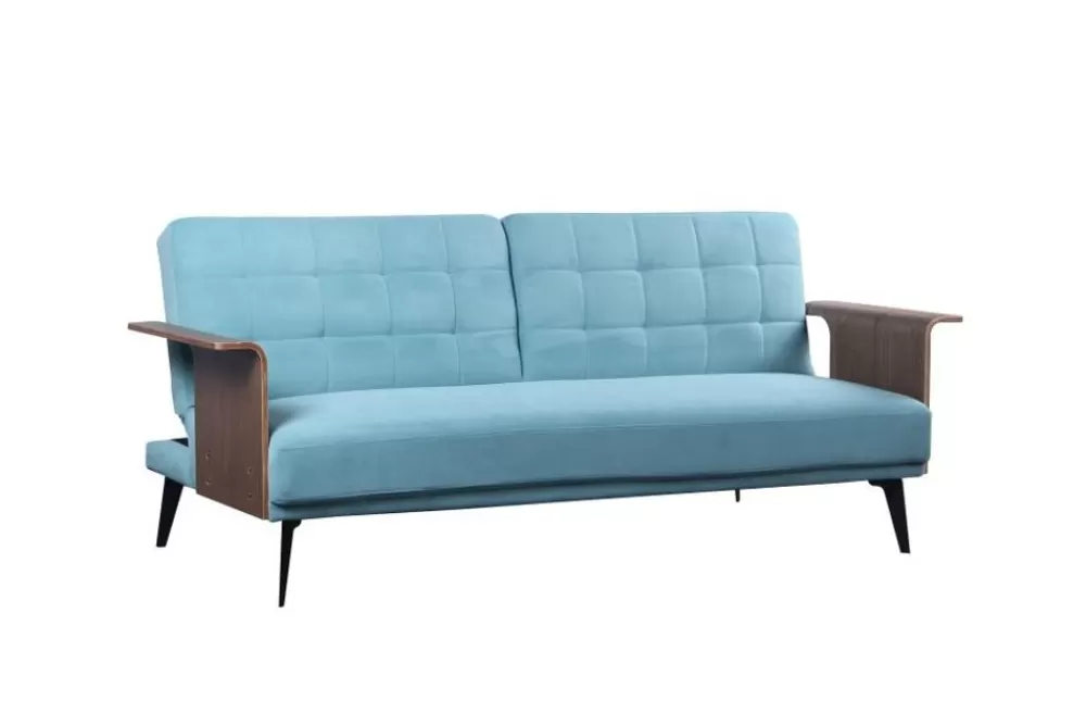 Detall ITEM Sofa Cama Eucalipto Metal 203X87X81 Verde Menta