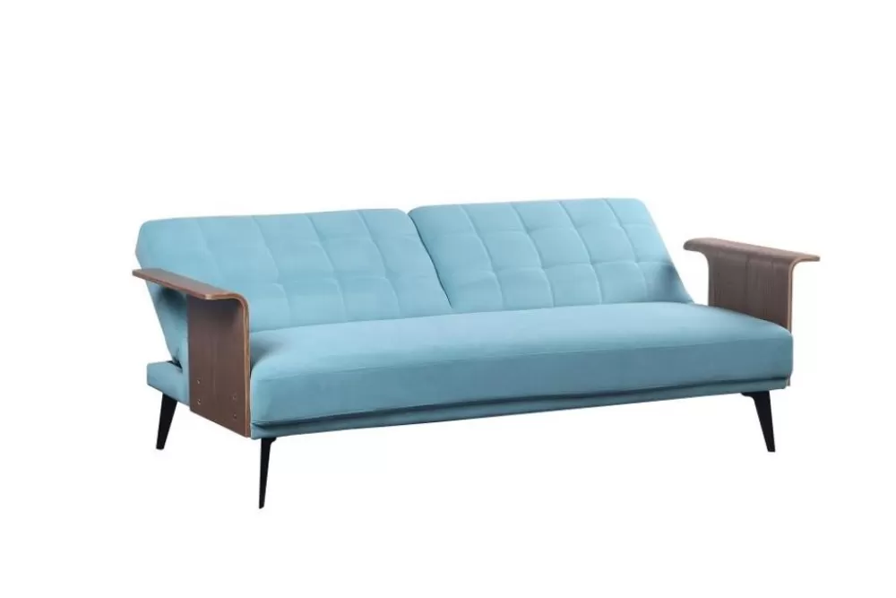 Detall ITEM Sofa Cama Eucalipto Metal 203X87X81 Verde Menta