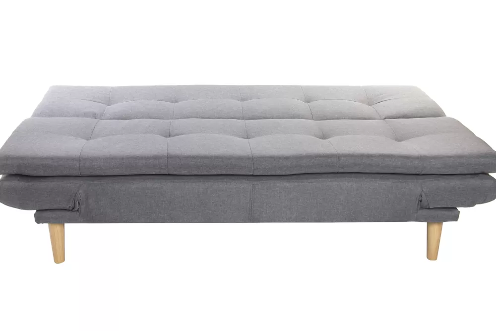 Cheap Sofa Cama Poliester Madera 180X85X83 Gris Sofás Y Chaise Longue