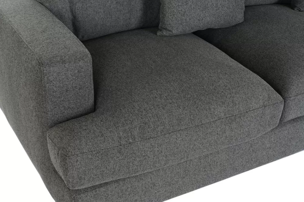 Detall ITEM Sofa Madera Poliester 220X86X84 Gris