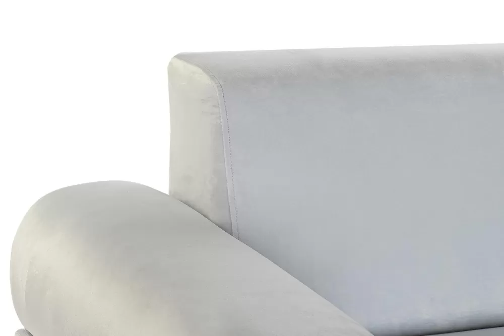 Store Sofa Poliester Metal 154X76X76 Azul Celeste Sofás Y Chaise Longue